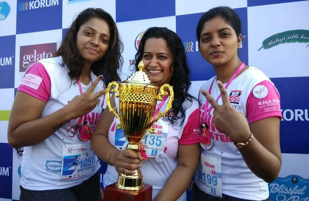 EasyHR team at the marathon