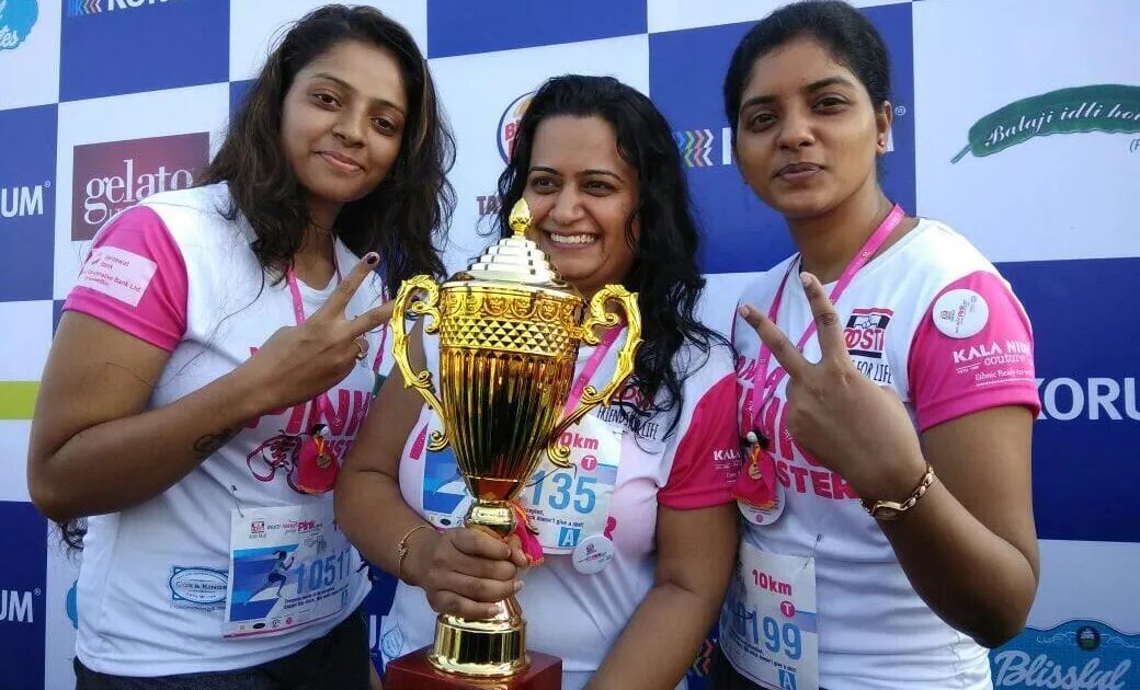 EasyHR team at the marathon